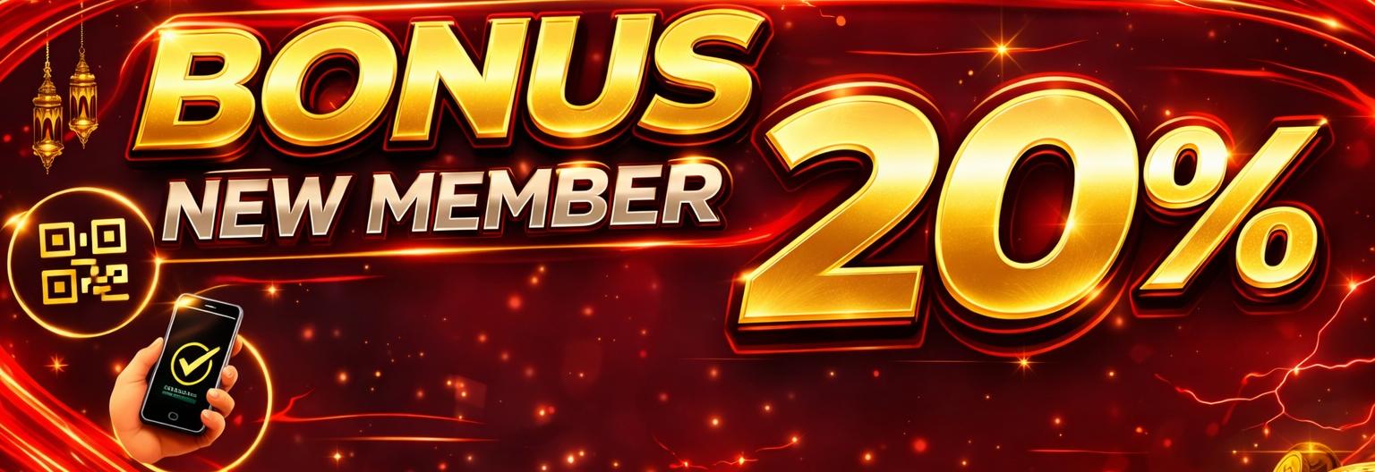 BONUS NEW MEMBER 20%